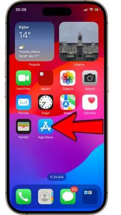 Przejdź do App Store